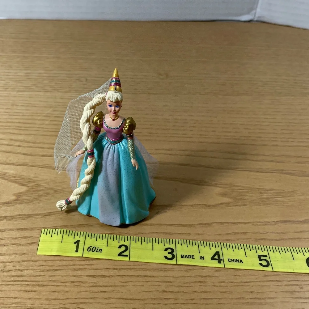 Vtg Barbie as Rapunzel Hallmark Keepsake Ornament 1997 Children Collector Series
